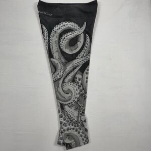 Eagle Rock Workshop Octopus Kraken Tentacle Print Athletic Leggings XL Black